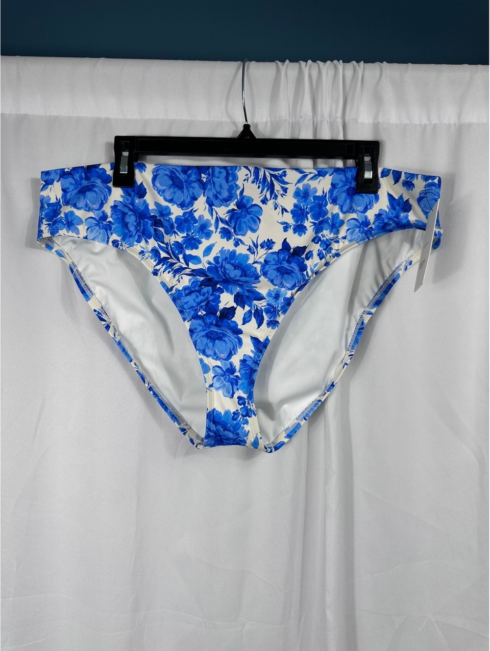 Alex Marie Signature Sculpt Blue Floral Bikini Bottom XXL